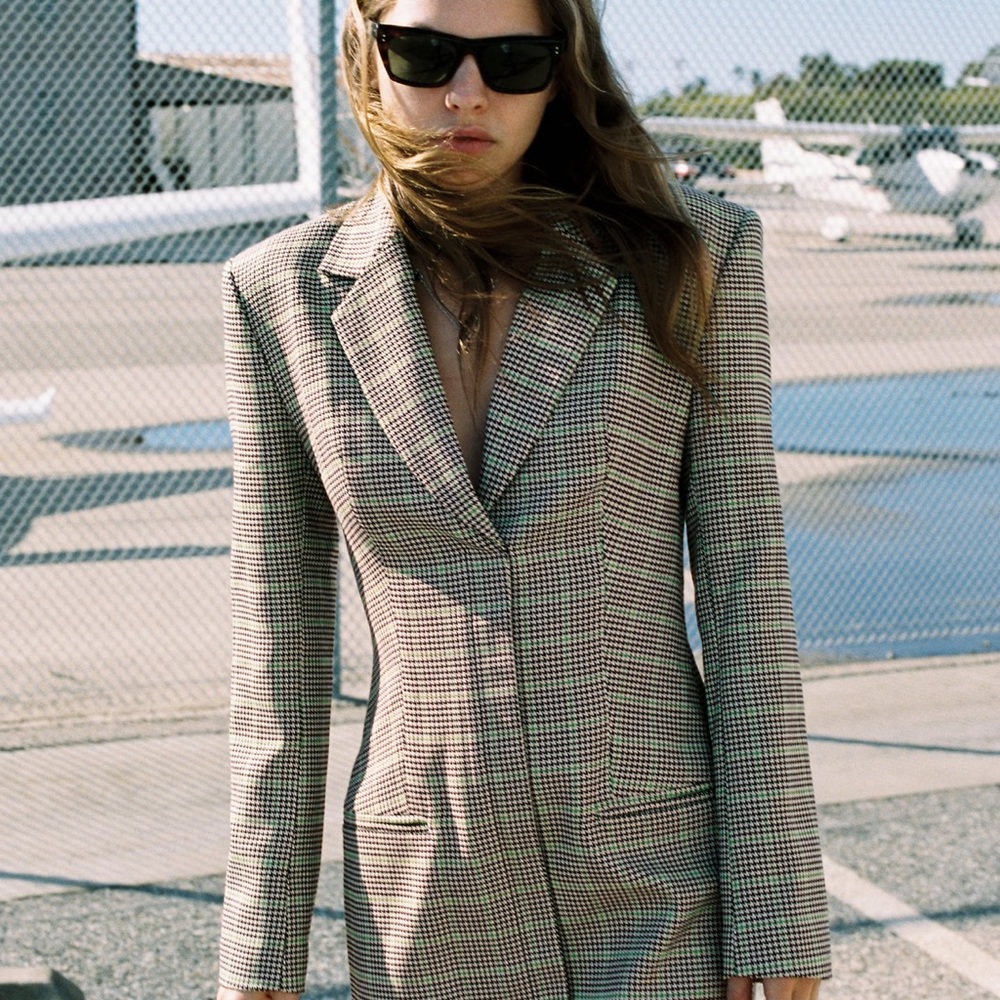 nwt zara blazer dress sz xs
